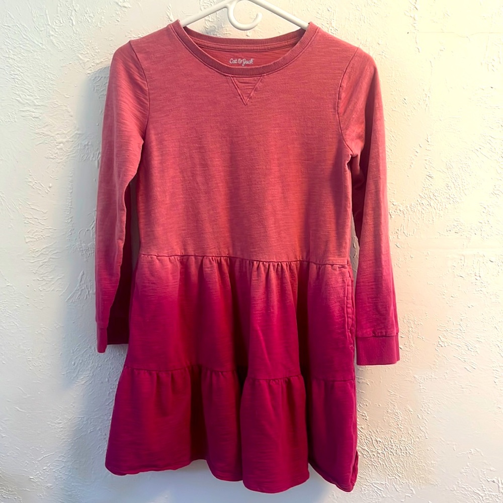 Cat & Jack Sweatshirt dress - hombre pink